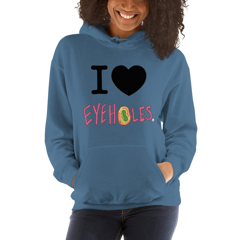 Hoodie with eye on sale holes